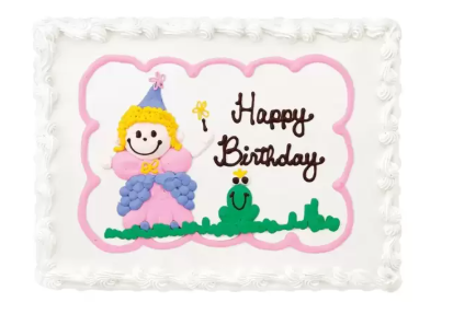 Decorated Sheet Cake {PRINCESS} - Order 1 Week Ahead