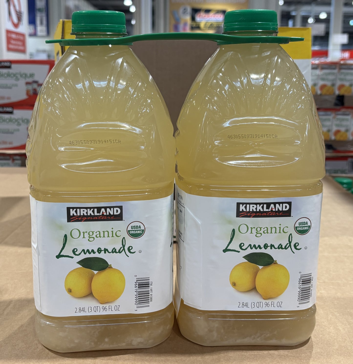 Kirkland Signature Organic Lemonade (PET bottles)