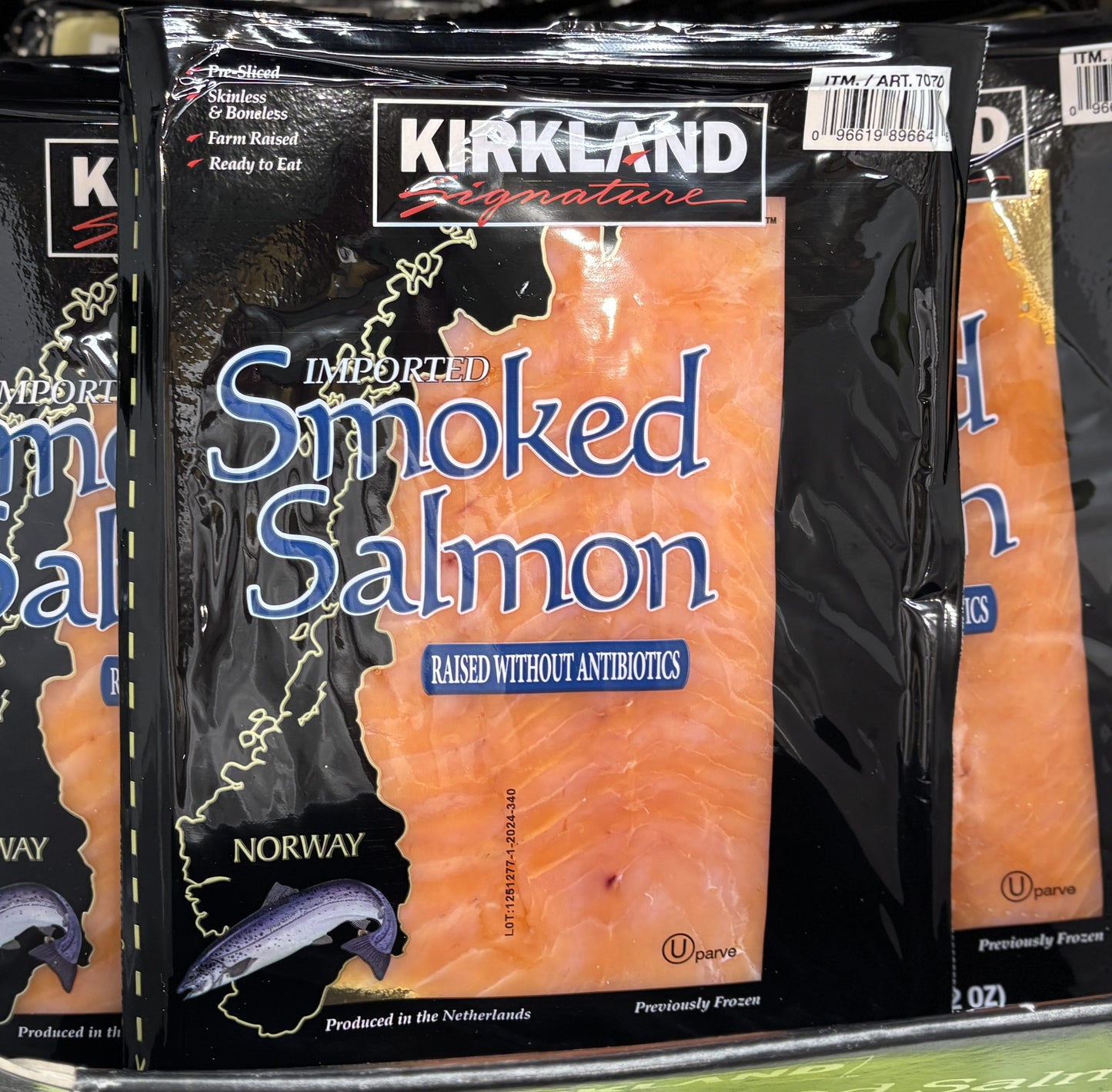 KS Pre-Sliced Smoked Salmon 340g x 2-ct
