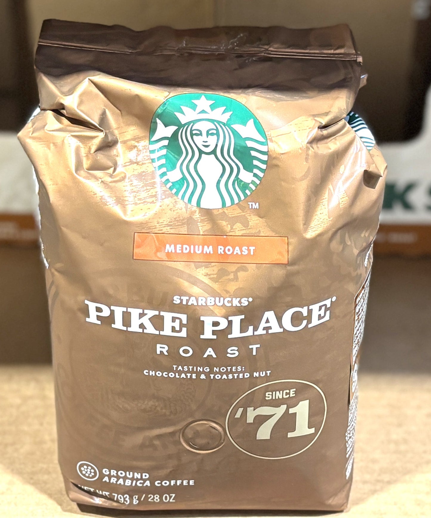 Starbucks PIKE Place Roast Ground Coffee (793-g)