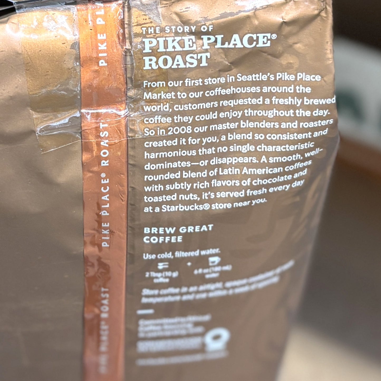 Starbucks PIKE Place Roast Ground Coffee (793-g)