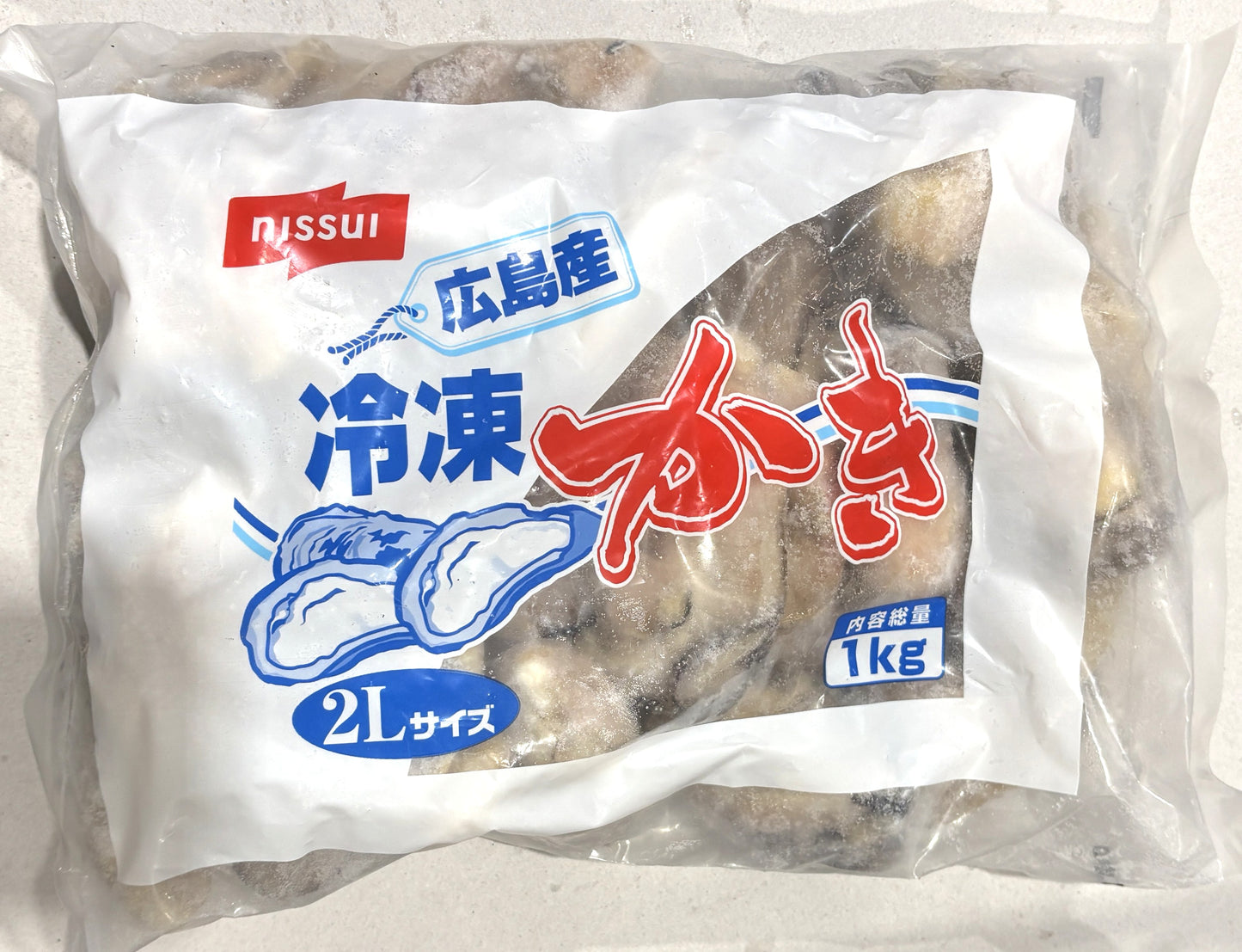 冷凍 大粒かき 2Lサイズ 加熱用 1kg