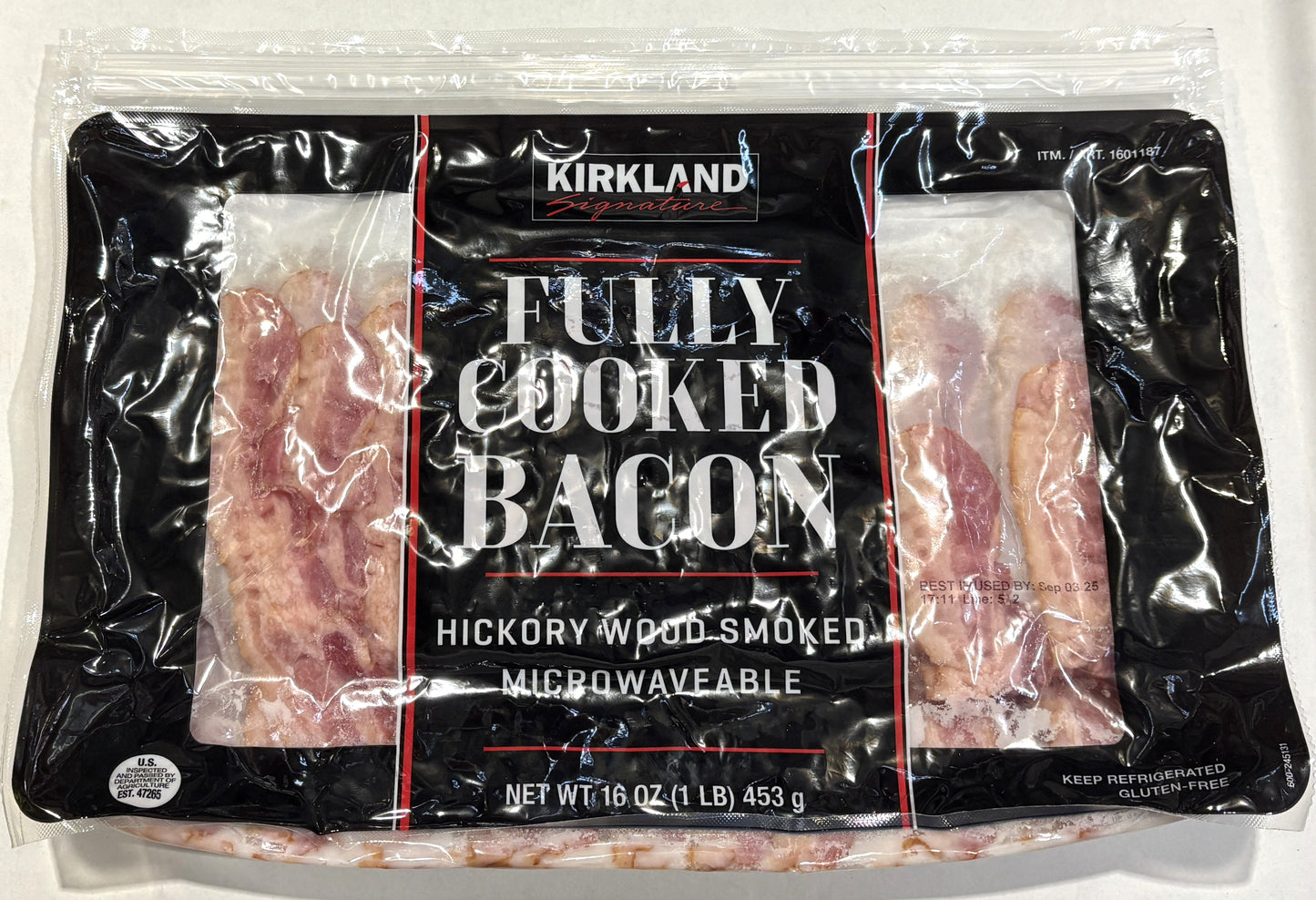 KS Pre-Cooked Sliced Bacon (453g)