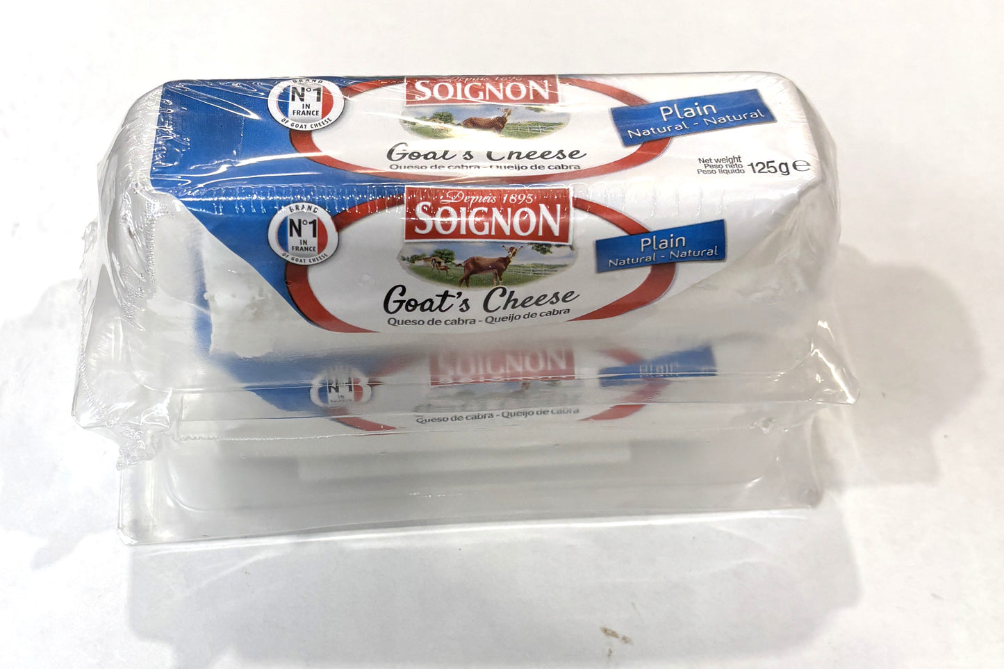 Soignon Fresh Chevre Goat Cheese 125g x 2