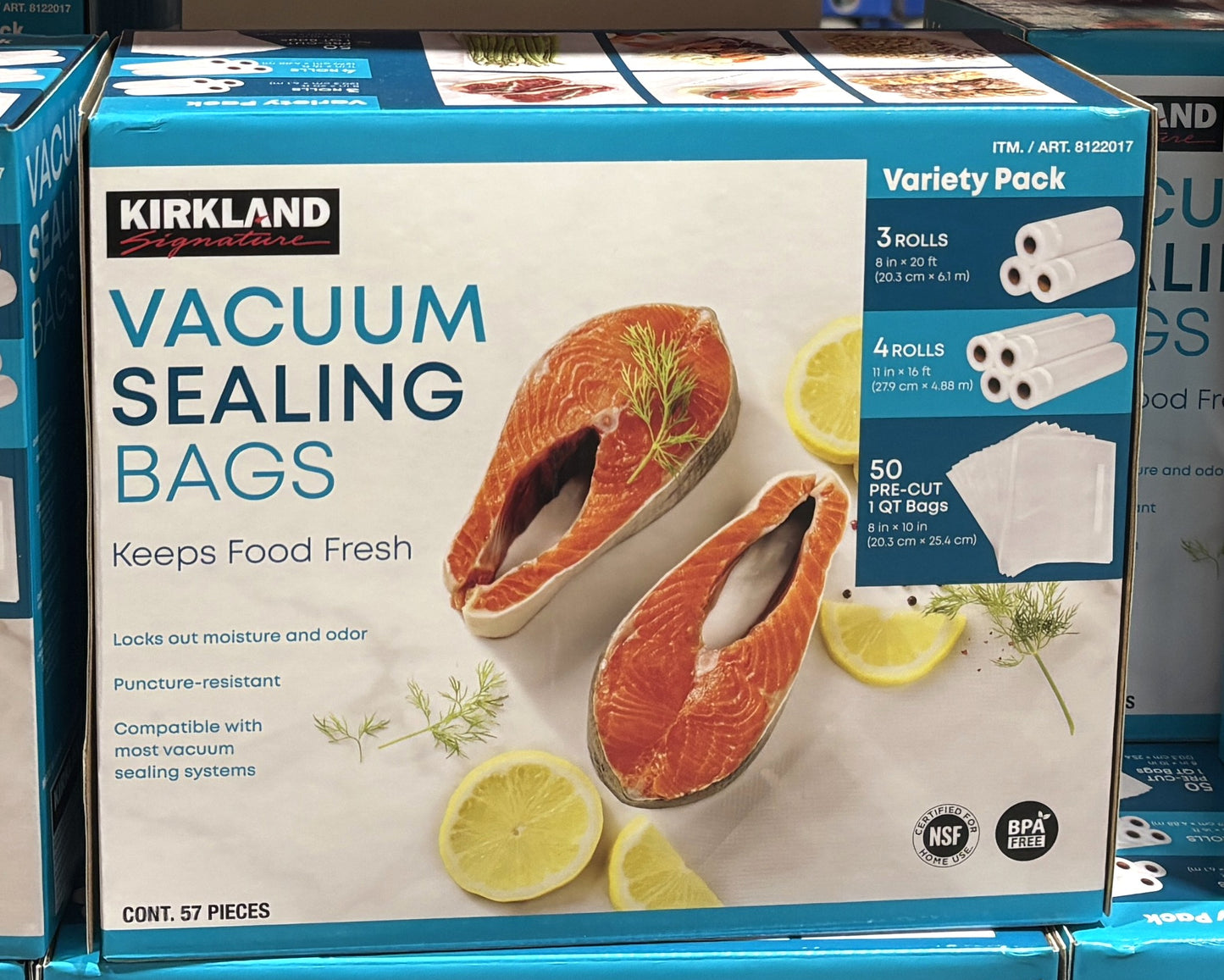 Kirkland Signature Vacuum Sealer Bag & Roll Refills