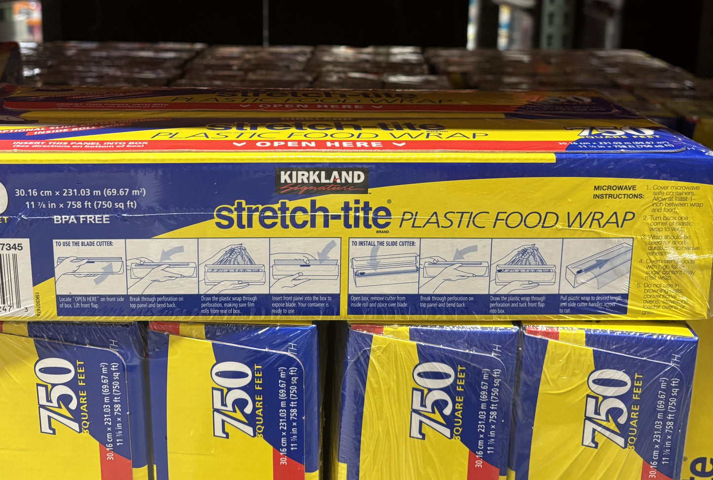 Stretch-Tite KS Plastic フード ラップ (231-m x 2ct)