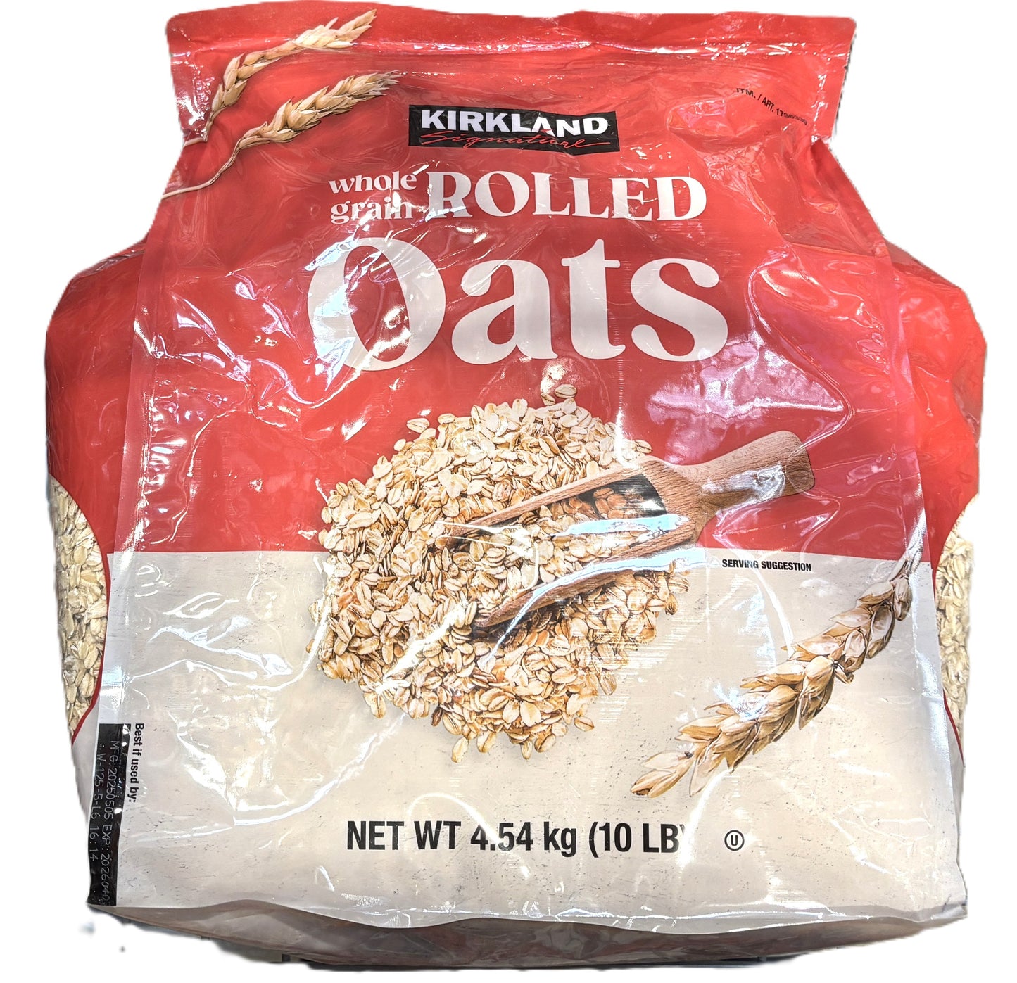 Kirkland Signature Whole Grain Rolled Oats 4.54-kg Big Bag