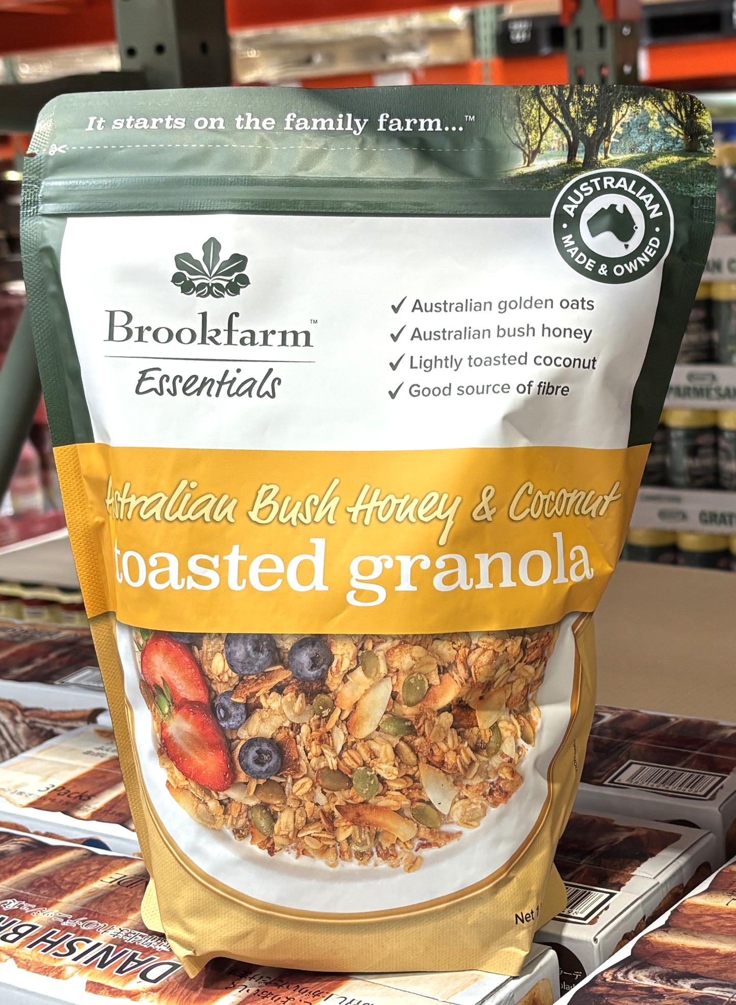 Brookfarm ハニー ココナッツ グラノーラ 1000-g