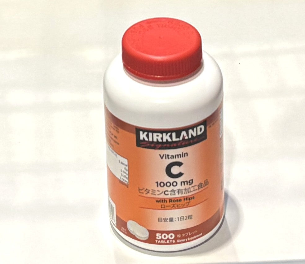 Kirkland Signature Natural Vitamin C with Rosehips -- 500