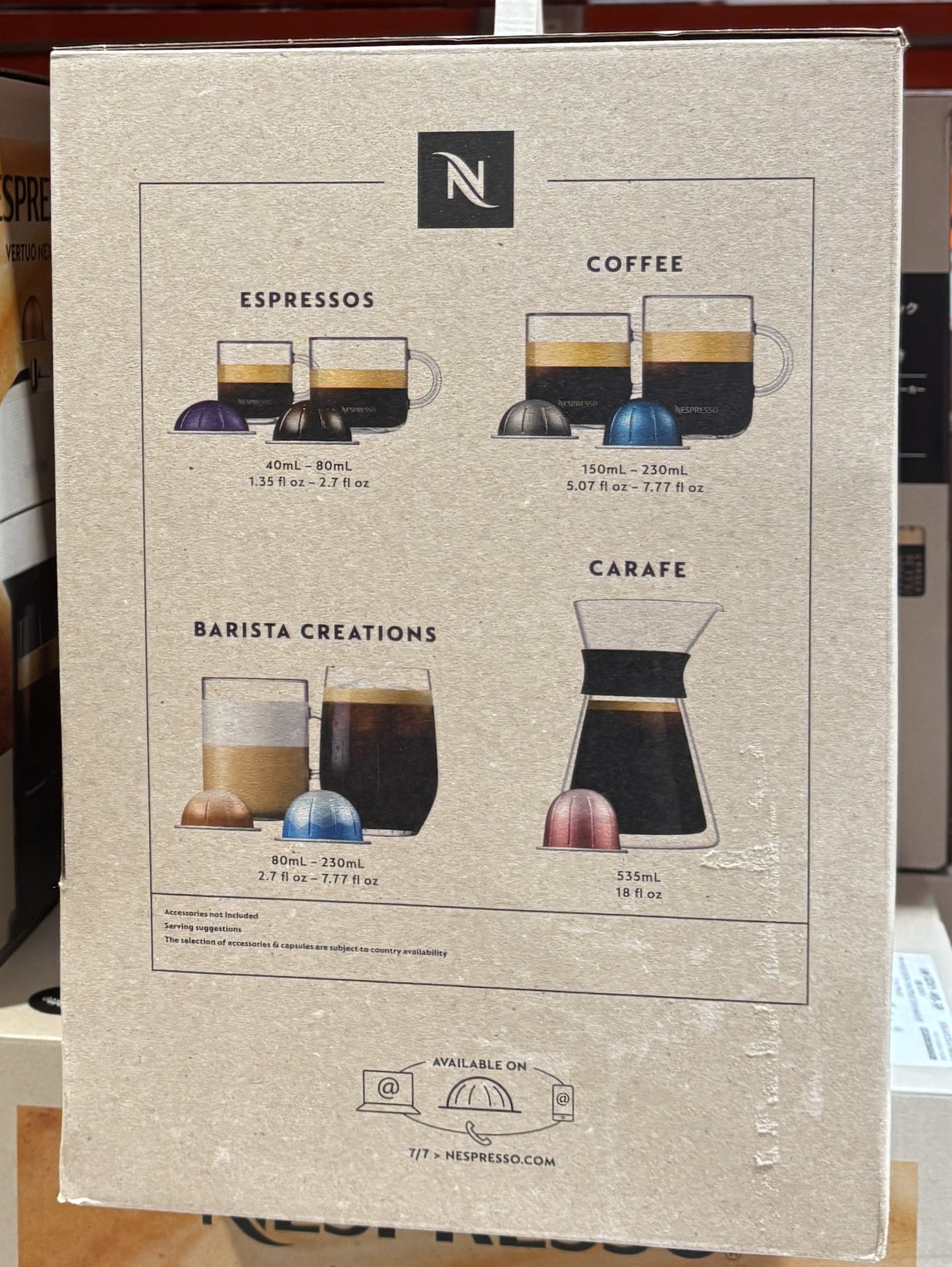 NESPRESSO Coffee Machine Vertuo Next GDV1-MB-SP