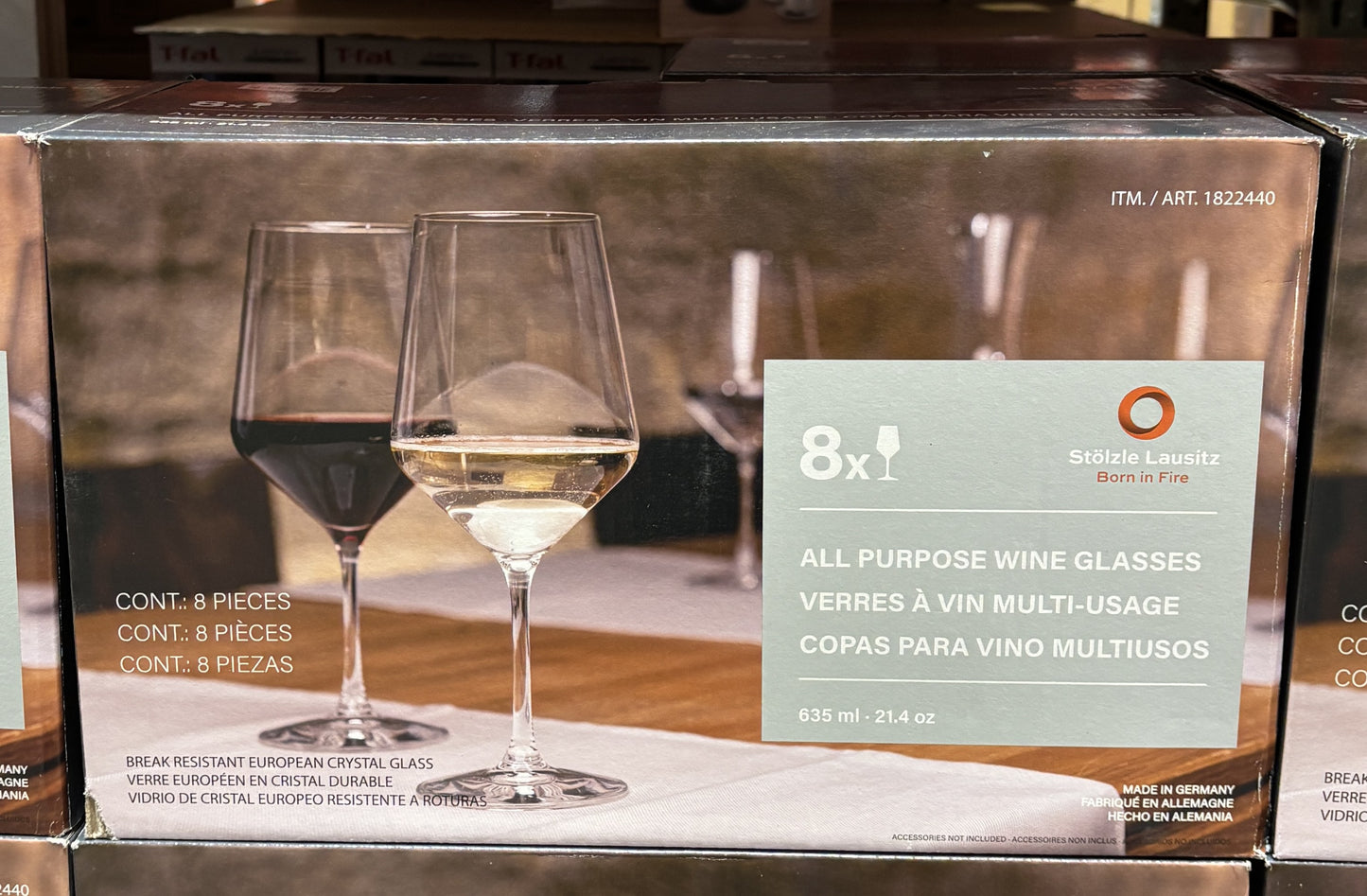 Stölzl Revolution Wine Glasses, Set of 8, Approx. 635ml