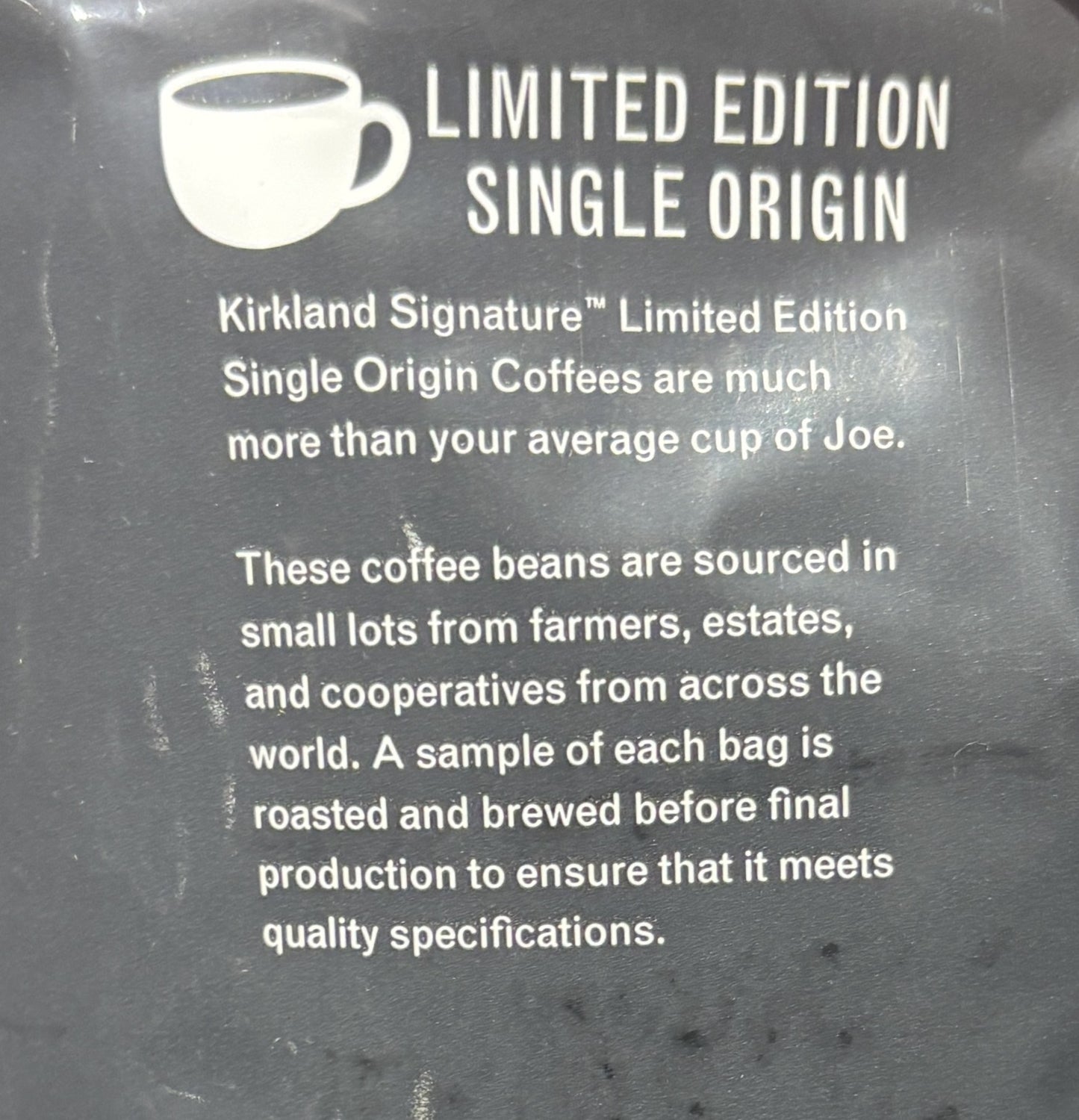 Kirkland Signature Single Origin Guatemala Organic Coffee Beans Medium Roast 907-g
