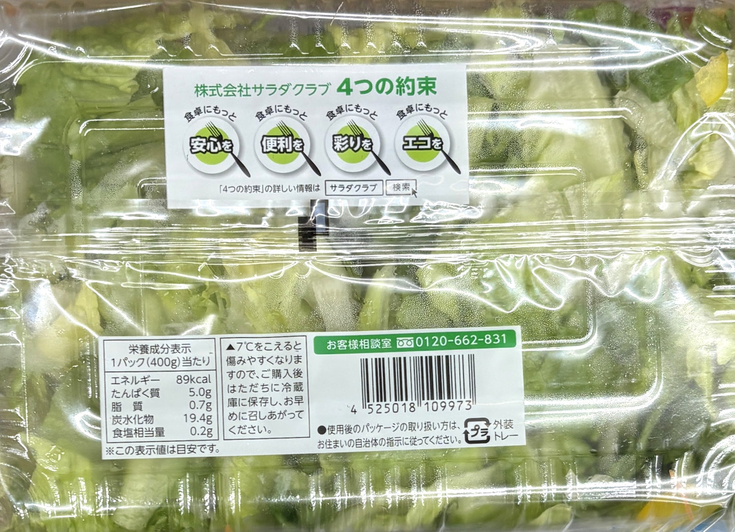 Mixed Romaine Lettuce Salad 400g