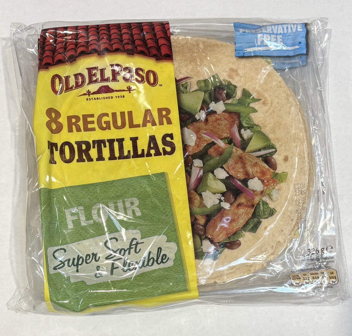 Old El Paso Flour Tortillas 8-ct x 2 pack