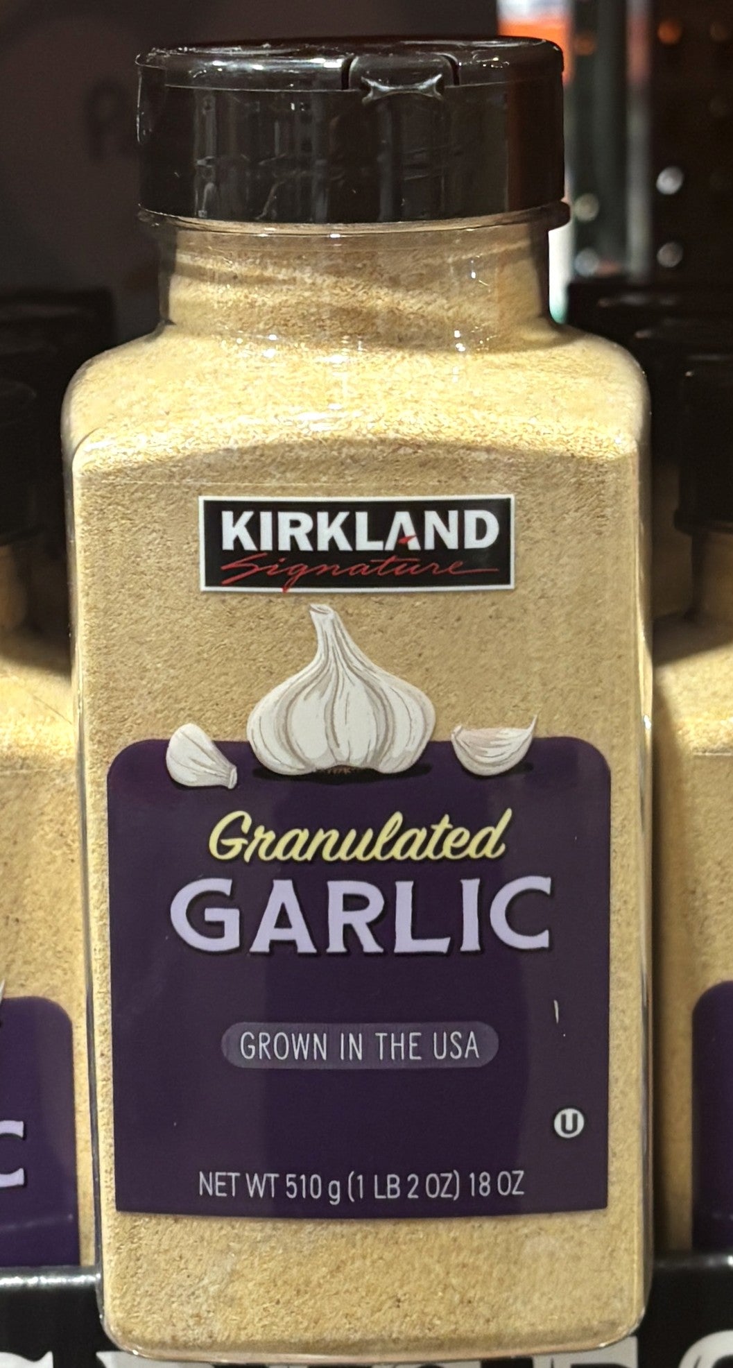Kirkland Signature Granulated Garic Powder (510-g PET jar)