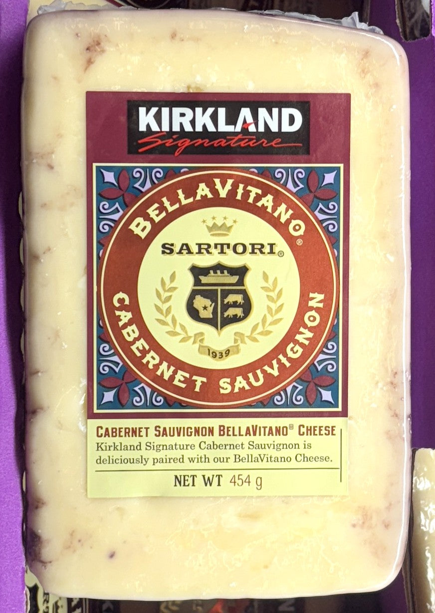 Kirkland Signature Cabernet Cheese Bella Vitano 454-g