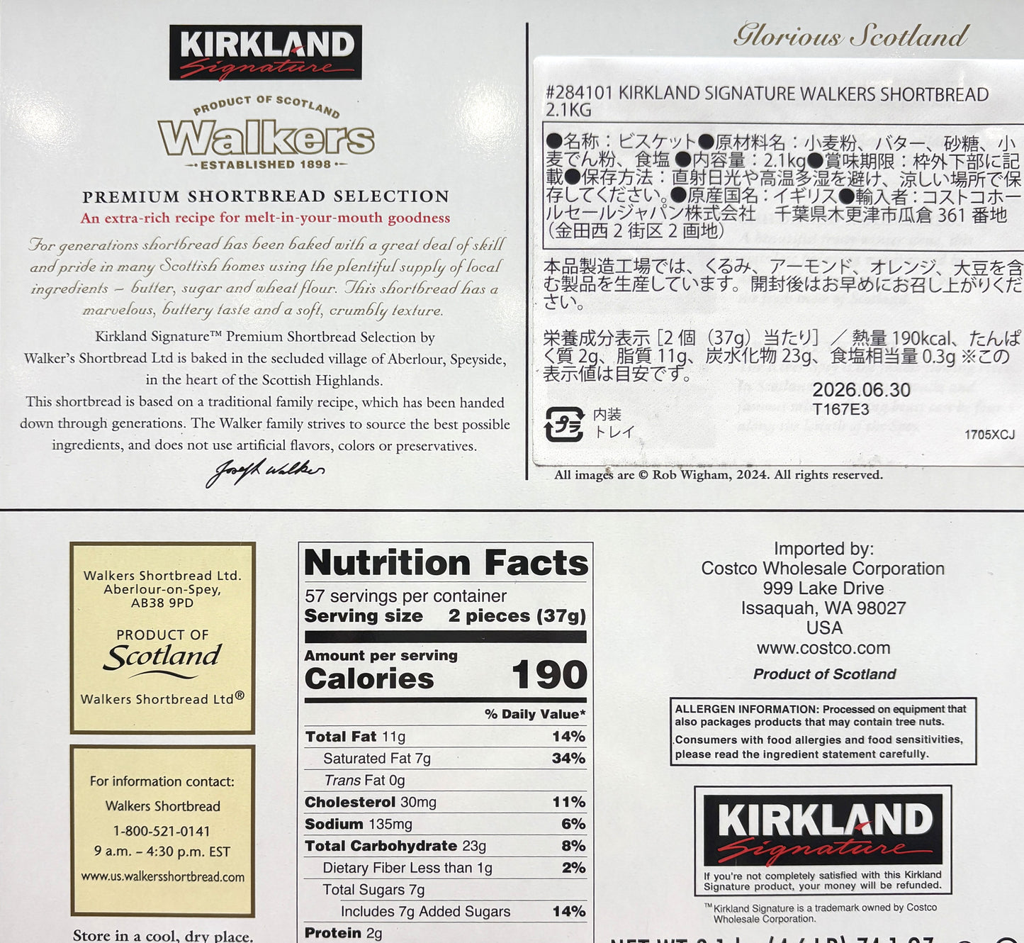 Walkers KS 2.1-kg Pure Butter Premium Shortbread Selection in Decorative Tin