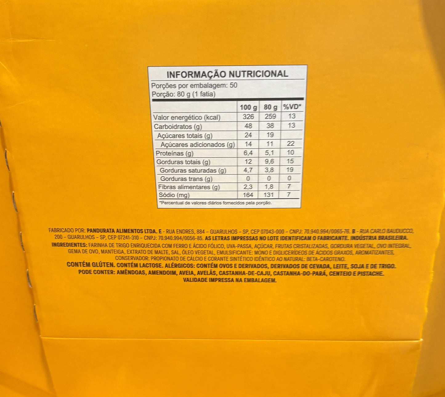 Panettone Bauduccico Holiday Bread 4-kg