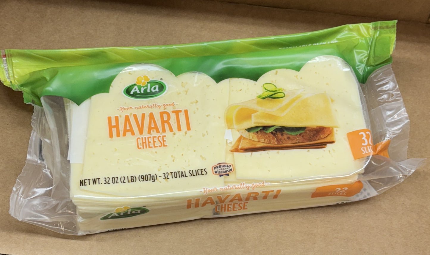 Arla Havarti Deli Slice Cheese 907g
