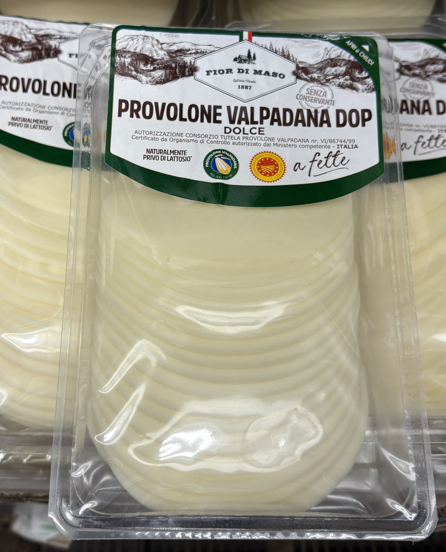 Fior Di Maso Provolone Valpadana DOP Sliced Cheese - 400-g
