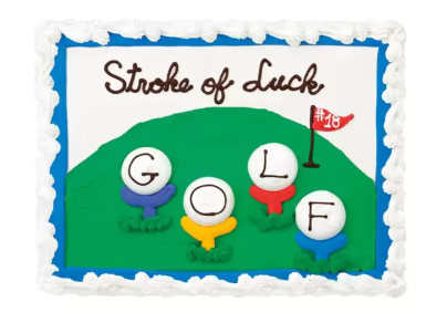 デコレーション シートケーキ {GOLF} - 要1週間前注文
