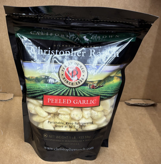 California Grown Peeled Garlic (450-g)