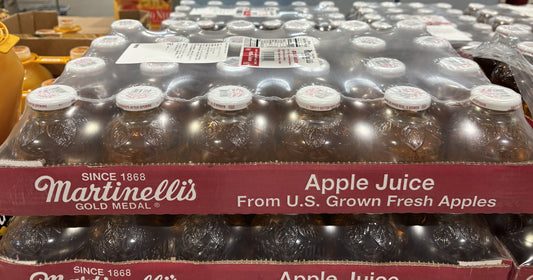 Martinelli's マルチネリ アップルジュース (296-ml glass bottles x 24)