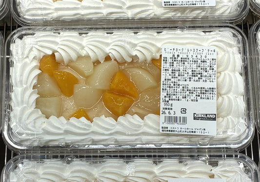 Fresh-Baked Peach Yogurt Scoop Cake 950-g