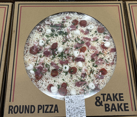 16" Take 'n' Bake Pancetta & Moz Cheese Round Pizza