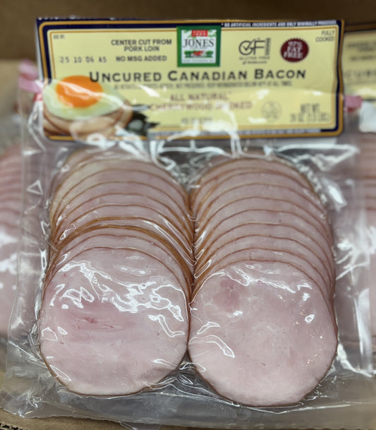 JONES Uncured カナディアン ベーコン Cherrywood Smoked (680g)