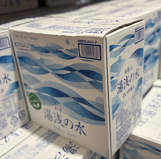 湯銭の水 (6 x 2.0-L) x 2 配送費込み