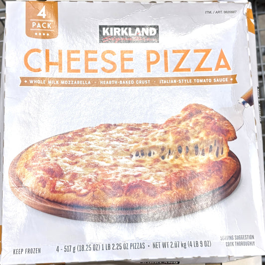 Kirkland Signature 冷凍 チーズピザ (4-pack)