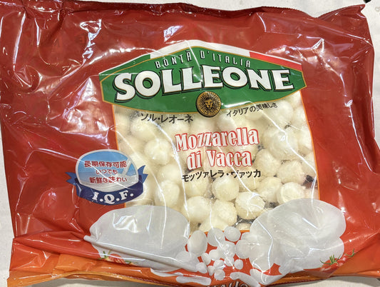 Solleone IQF 冷凍 モッツァレラチーズ 1-kg