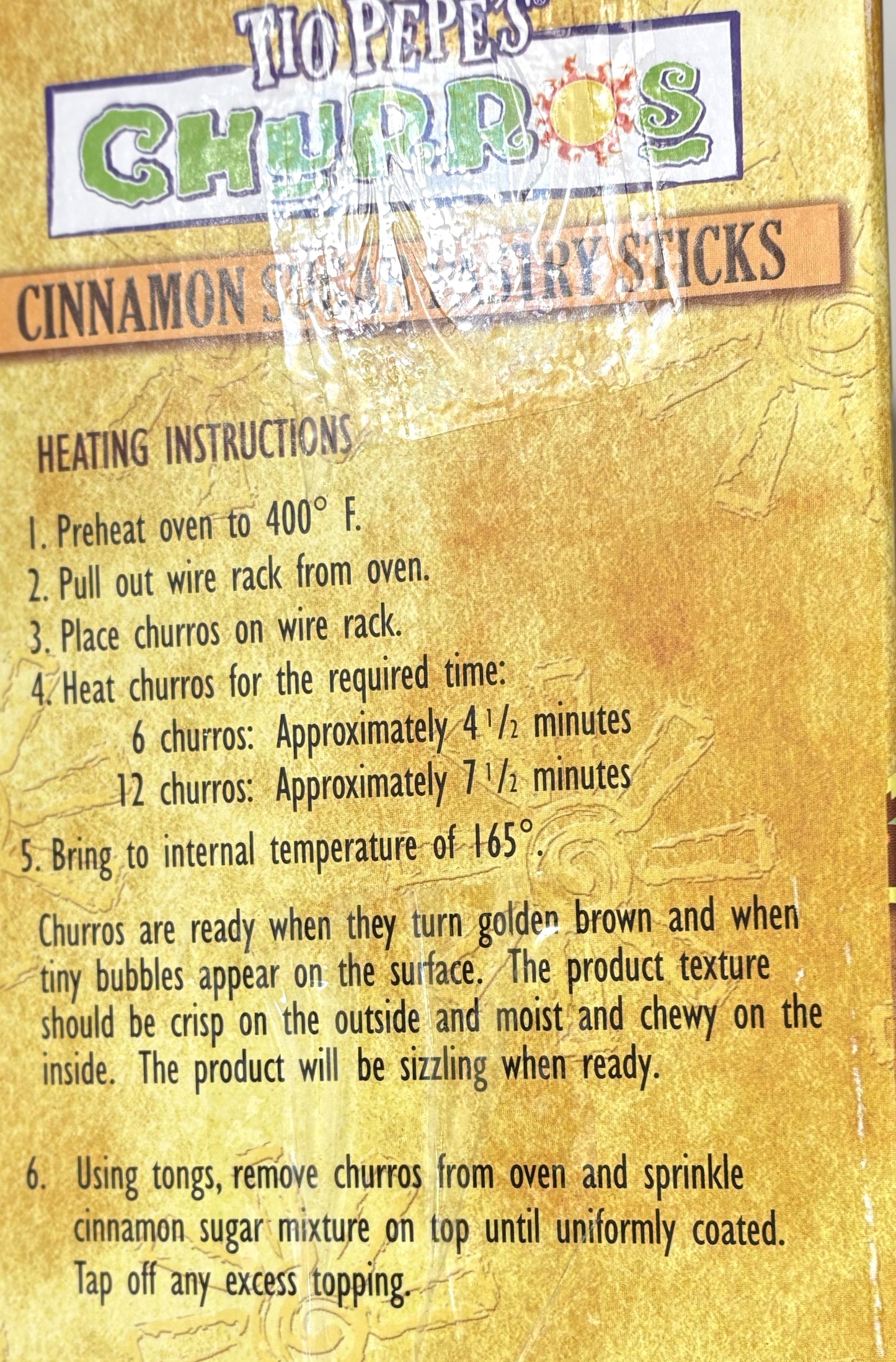 TIO PEPE'S Churros 25-ct Cinnamon Sugar Pastry Sticks
