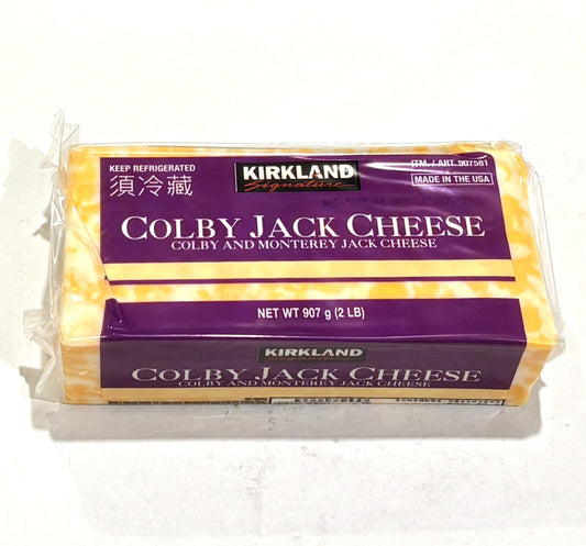 Kirkland Signature Colby Jack Cheese (US) 2-lb block