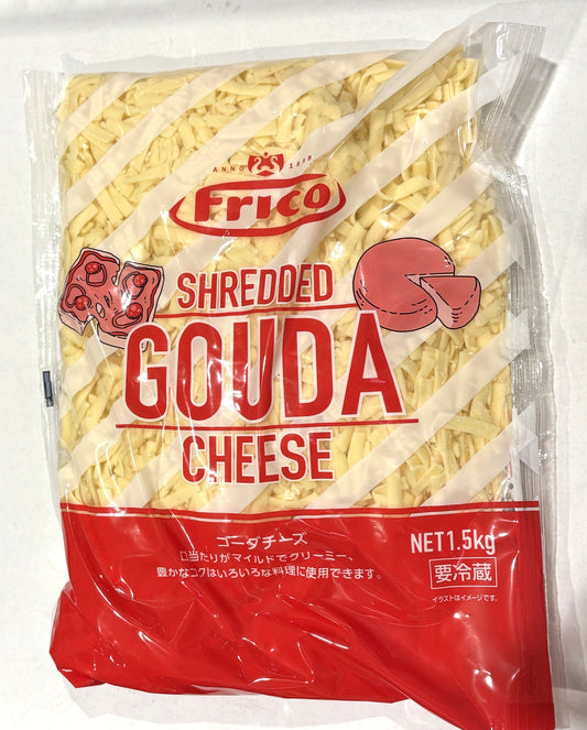 Frico Shredded Gouda Cheese (plastic bag) 1.5-kg