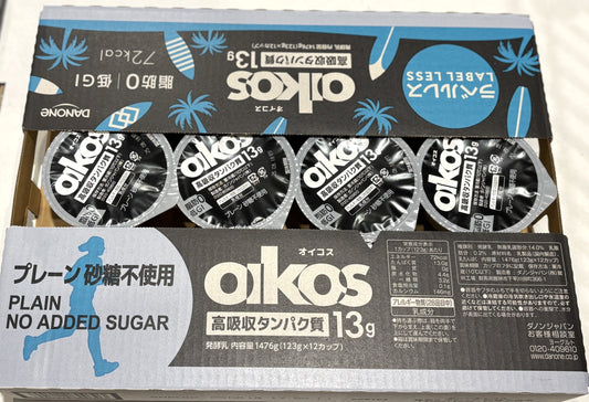 オイコス ギリシャヨーグルト砂糖不使用 110-g x 12-ct