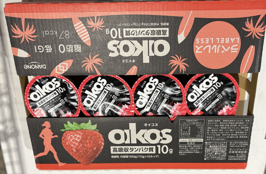 オイコス ギリシャヨーグルト ストロベリー 110-g x 12-ct