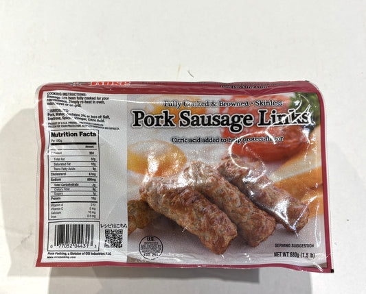 Rose Pork Sausage Links 680g