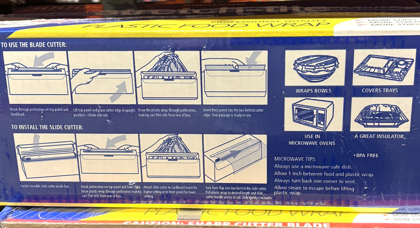 Stretch-Tite KS Plastic Food Wrap (914-m)
