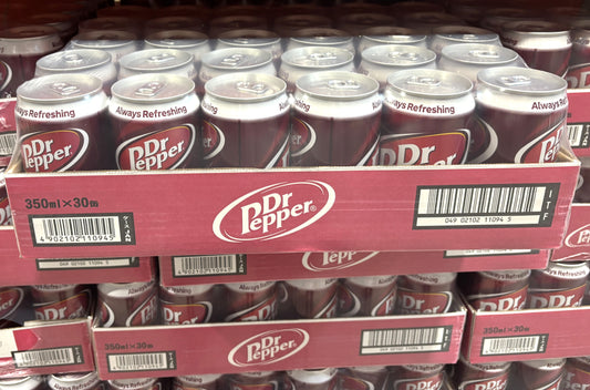 Dr. Pepper (aluminum cans)