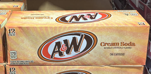 A&W ルートビア クリームソーダ (355-ml) 12缶