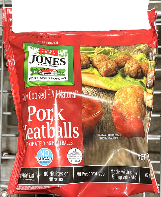 ジョーンズ ポーク ミートボール (510-g x 2-ct)