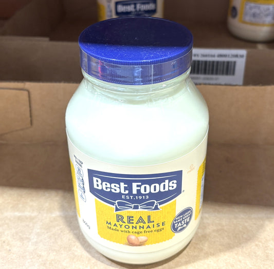 ベストフーズ (Hellman's) リアルマヨネーズ (ガラス瓶) 860g