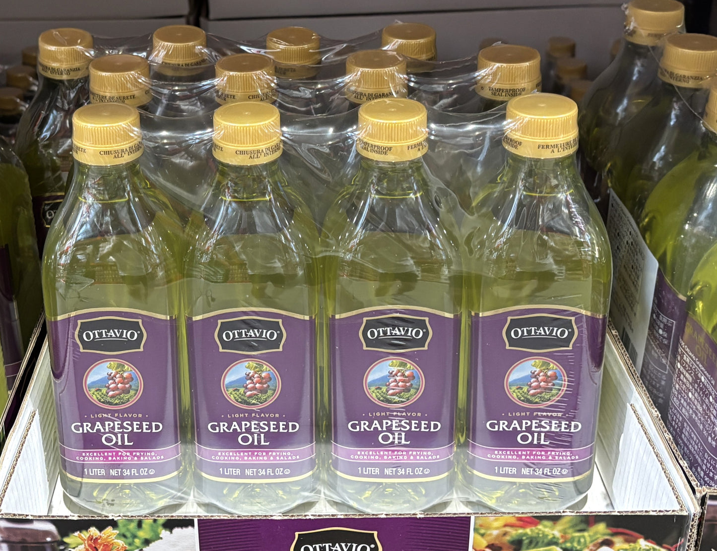 Ottavio Grapeseed Oil (4 x 1,000-ml)