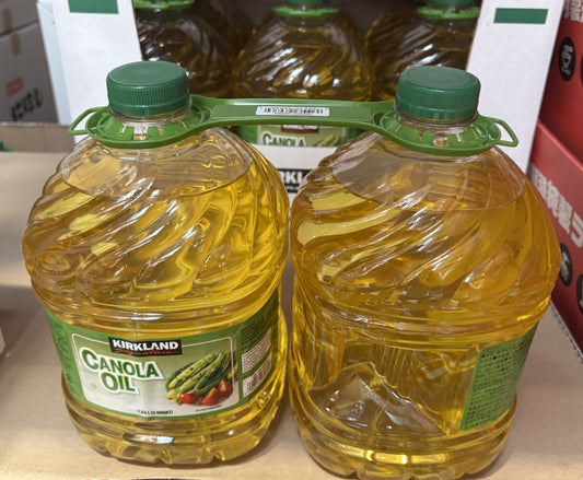 Kirkland Signature 100% Pure キャノーラ油 (2.6kg x 2 plastic jug)
