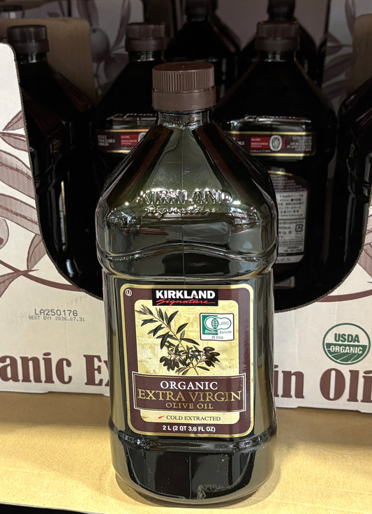 Kirkland Signature オーガニック エキストラバージン オリーブオイル 2L x 1