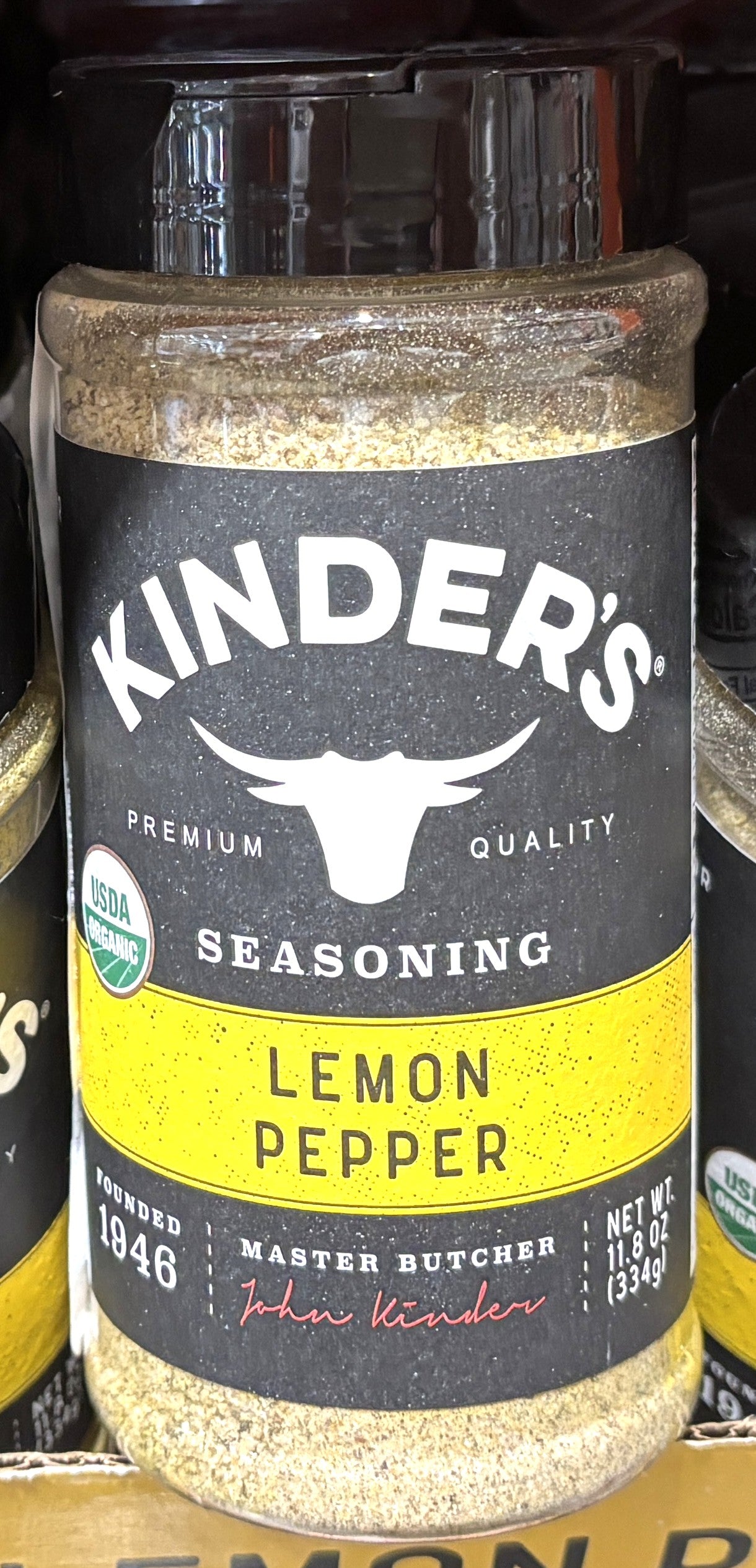 KINDERS Organic Lemon Pepper Seasoning (335-g)