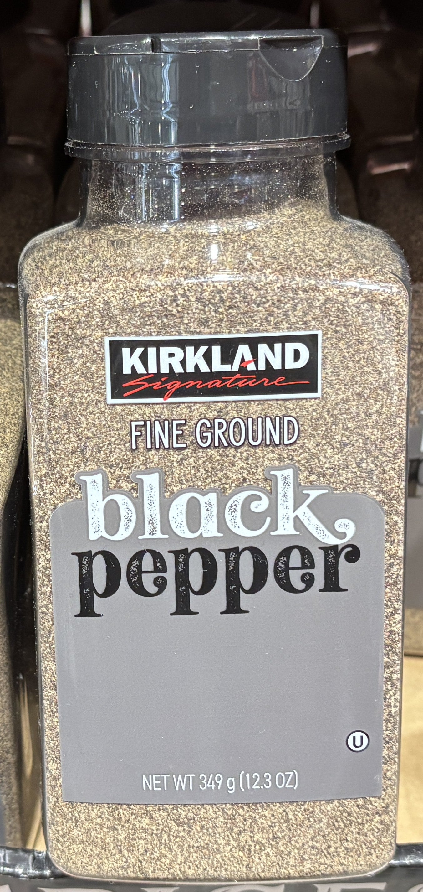 Kirkland Signature ブラックペッパー ファイングラインド (349-g PET jar)