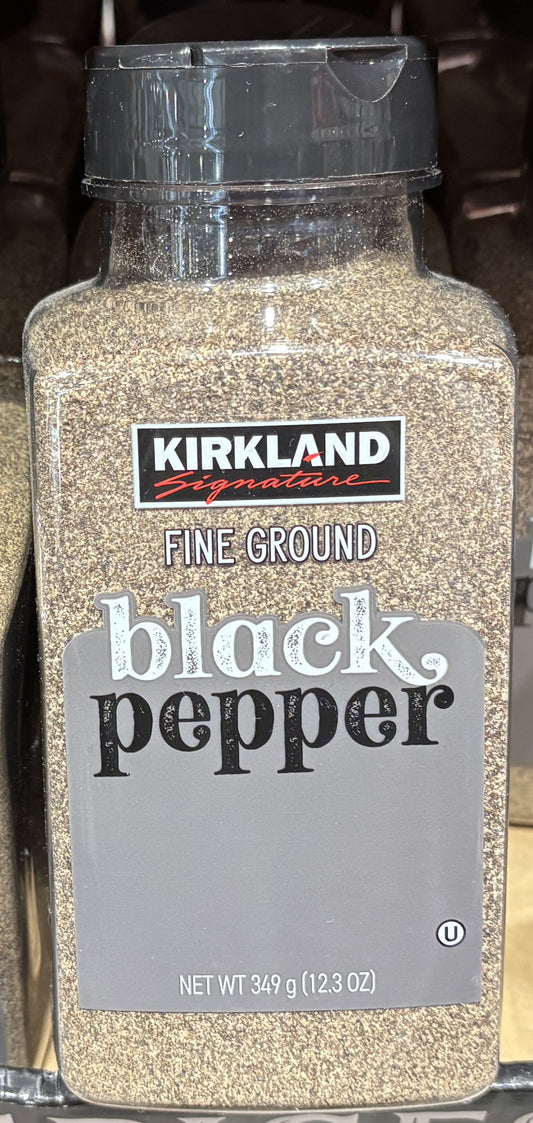 Kirkland Signature ブラックペッパー ファイングラインド (349-g PET jar)